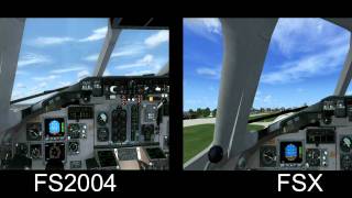 MD80 FSX vs FS2004 [upl. by Mcarthur]