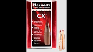 NEW FOR 2022 Hornady CX 0264 120gr shot out of a 65 Creedmoor [upl. by Mccourt]