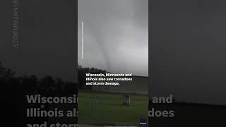 Series of deadly tornadoes and severe storms hit Midwest Shorts [upl. by Minerva]