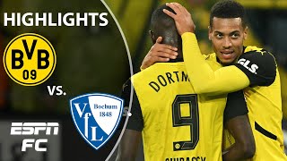 COMEBACK WIN 👀 Borussia Dortmund vs VfL Bochum  Bundesliga Highlights  ESPN FC [upl. by Antin]