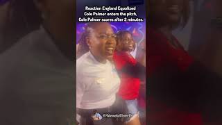 Reaction as Cole Palmer Equalizes for England against Spain EURO2024 ESPENG [upl. by Namso]