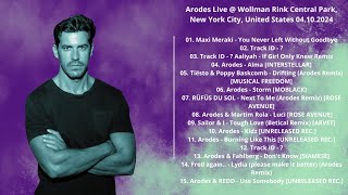 Arodes Live  Wollman Rink Central Park New York City United States 04102024 with tracklist [upl. by Pomeroy816]