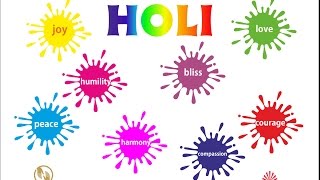 SPIRITUAL SIGNIFICANCE OF HOLI EVENT [upl. by Partridge]