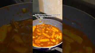 Tteokbokki Recipe  Easy Korean Dish koreanfood tteokbokki koreanfoodrecipes shortsviral shorts [upl. by Lleksah]