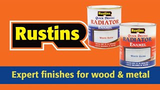 Rustins Quick Dry Radiator Paint [upl. by Dott]