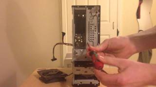 How To  Remove A Desktop Hard Drive [upl. by Aleen474]