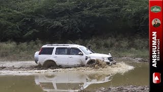 Yeti 4x4 Scorpio MLD 4wd Isuzu V Cross Duster Endeavour Weekend offroading in Mud Aug17 [upl. by Suirtimed]