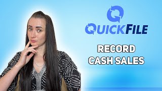 How to record daily cash sales cash register sales on QuickFile [upl. by Aonian]