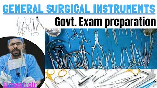 General Surgical Instruments names pictures and uses  Surgical instrument  Open surgery instrument [upl. by Stanislaus730]