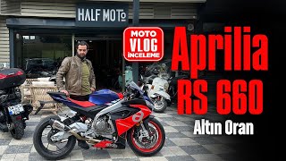 Aprilia RS 660 Motovlog İnceleme  Altın Oran [upl. by Josephina403]