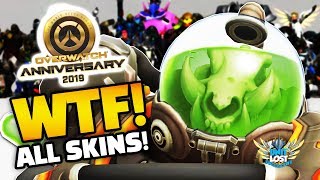 Overwatch Anniversary  ALL SKINS AND ITEMS TOXIC ROADHOG WTF [upl. by Efinnej]