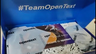 OpenText Welcome Swag Kit Goodies Intern amp Full time Employee 2025 Benefits TeamOpenText [upl. by Biamonte]