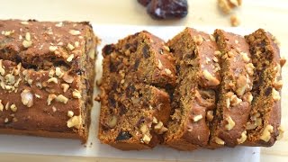 Date cake  Date and walnut cake Recipe [upl. by Esemaj455]