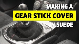 How to Make a Custom Shift Boot  Gear Stick Cover [upl. by Akemihs713]