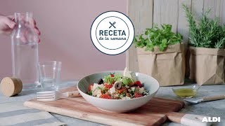 Ensalada de quinoa · Receta por menos de 4€ ALDIrecetas [upl. by Ylrrad106]