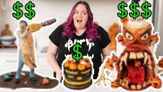 I Paid 3 Bakeries 1500 to make insane Halloween Cakes [upl. by Kamila]