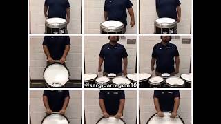 Drumline Cadence  quotConcussionquot  Acapella App [upl. by Sayers]