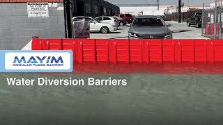 How Mayim Flood Control Barriers Work to Divert Water and Hold Back Flooding [upl. by Derfla]