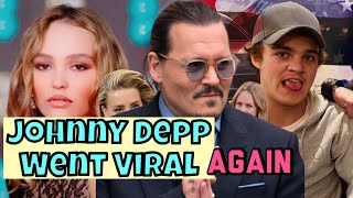 You Wont Believe Why Johnny Depp Went Viral Again [upl. by Lanrev820]