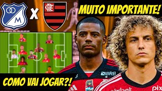 FLAMENGO TEM DUAS PEÇASCHAVES PARA VENCER O MILLONARIOS NA ALTITUDE PROVÁVEL ESCALAÇÃO [upl. by Neehahs]