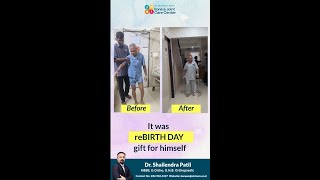 75YearOld Celebrates Freedom from Knee Pain with Robotic Total Knee Replacement Surgery in Mumbai [upl. by Kiel]