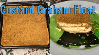 CUSTARD GRAHAM FLOAT  QUICK amp EASY  CREAMY GRAHAM [upl. by Kitti]