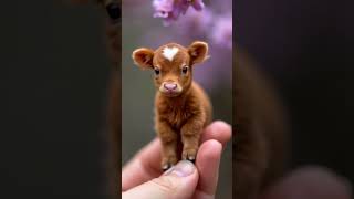 Highland mini cows  Cutest animals cute calf highlandcattle cowvideos reels [upl. by Bettina]