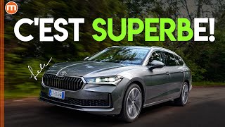 Nuova Skoda Superb 2024  La nuova ammiraglia boema ha interni da sballo [upl. by Grani]