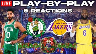 Boston Celtics vs Los Angeles Lakers  Live PlayByPlay amp Reactions [upl. by Pain]