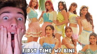 BINI Pantropiko FIRST TIME HEARING BINI Performance Video [upl. by Ronnholm688]