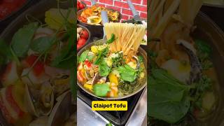 Street Food Claipot Tofu food [upl. by Suolhcin]