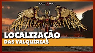 LOCALIZAÇÃO DE TODAS AS VALQUÍRIAS  GOD OF WAR 2018 [upl. by Skardol194]