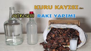 Kuru Kayısıdan Rakı Yapımı Altın Seri [upl. by Vachil]