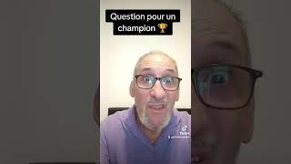 Question pour un champion 🏆 humour comique rire drôle questionpourunchampion [upl. by Eanaj]