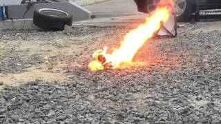 RC car lipo fire [upl. by Llerad804]