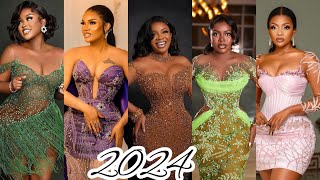 Stunning African Fashion Lace Dress Styles  Asoebi Lace Styles 2024  Trending Styles [upl. by Adien]