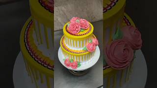 Yellow Red Gelly Cake 🎂praveencakemaster pineapplecake yellowcake [upl. by Oicatsana898]