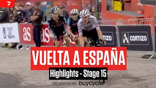 Vuelta a España 2024 Stage 15 Highlights [upl. by Hennessy499]