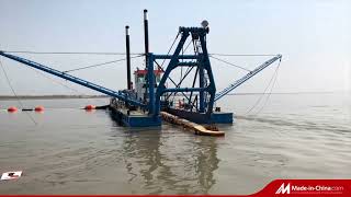 3500m3 Hydraulic Diesel Enigne Sand Dredge Cutter Suction Dredger for Lake Port [upl. by Latsyrc480]