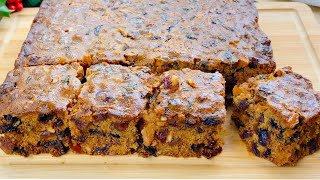 Best Christmas Fruit Cake Recipe 🎄 My Mom Makes This Delicious Christmas Cake Every Year  Plum Cake [upl. by Sosna]