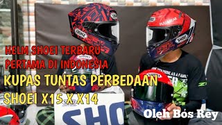 Review Shoei X SPR  X15 dan Compare dengan Shoei XSpirit  X14 ‼️ [upl. by Clotilda]