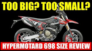 2024 Ducati Hypermotard 698 Mono Too Big Too Small for You Owner Size Review [upl. by Sedruol]