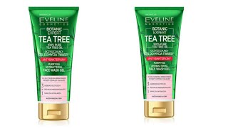 Eveline botanic tea tree oil face wash review  antibeacterial  in urdu  hindi  FariaJaved [upl. by Jonie]