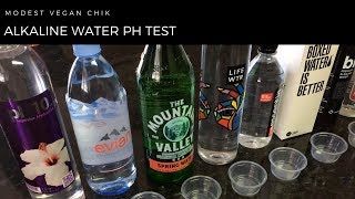 Alkaline Water pH Test on 12 Different Waters [upl. by Ingaberg639]