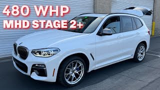 Ballistic 480 WHP MHD Stage 2 BMW X3 M40i Review [upl. by Oninrutas]