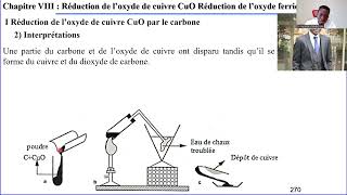 Réduction de l’oxyde de cuivre CuO et de l’oxyde ferrique Fe2O3 Cours de Chimie 3e Chapitre 9 [upl. by Washburn56]