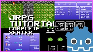 How To Make a 2D TurnBased JRPG in Godot  Part 5 Battle Player Info Cards HPMP GUI Signals [upl. by Jennifer]