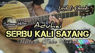 Iklim  Aduhai Seribu Kali Sayang  Gitar Cover  Melodi Take Vokal  Lirik amp Chord [upl. by Anaihk]