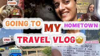 Going To My Hometown🥰🥰 Mini Travel Vlog🌆🌼Traveling By Bus🚎🚎 travelvlog travel RamjuRajput [upl. by Sesiom455]