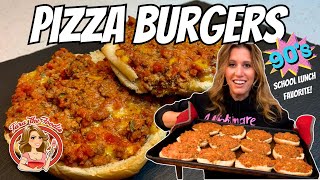 90s School Lunch Favorite Pizza Burgers  Tara the Foodie [upl. by Cornall]